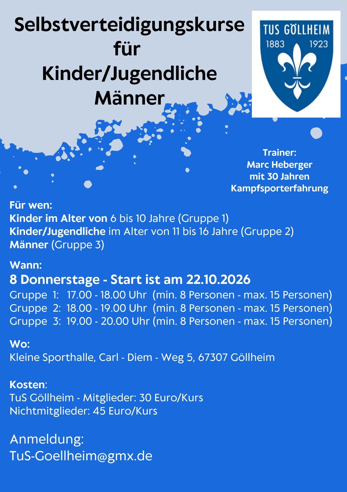 Selbstverteidigungskurs Flyer 1